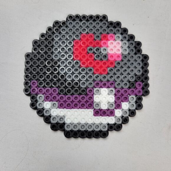 Annie's Pokeball Perler Bead Pixel Art - Picture 2 of 2